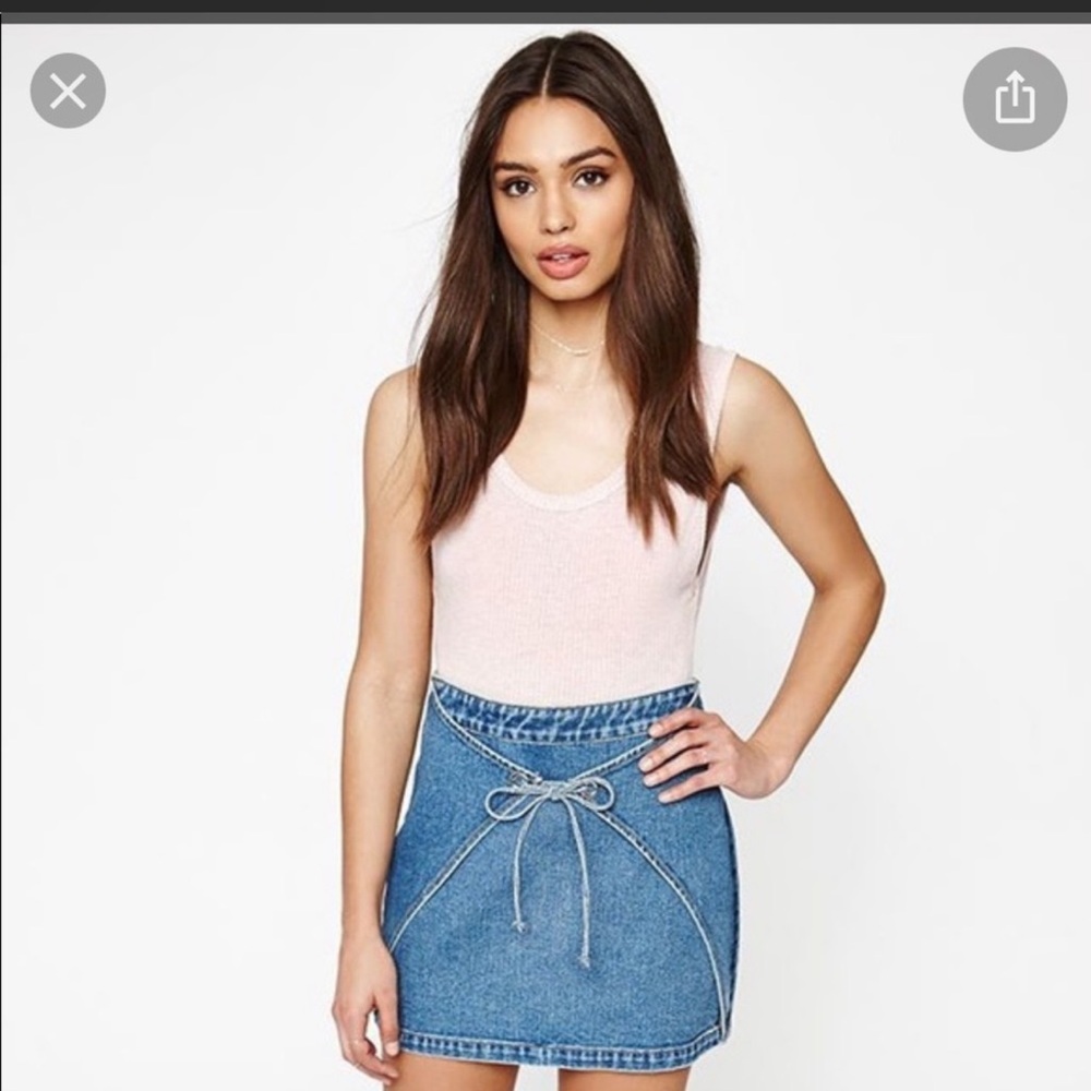 Kendall and Kylie Jean Mini skirt